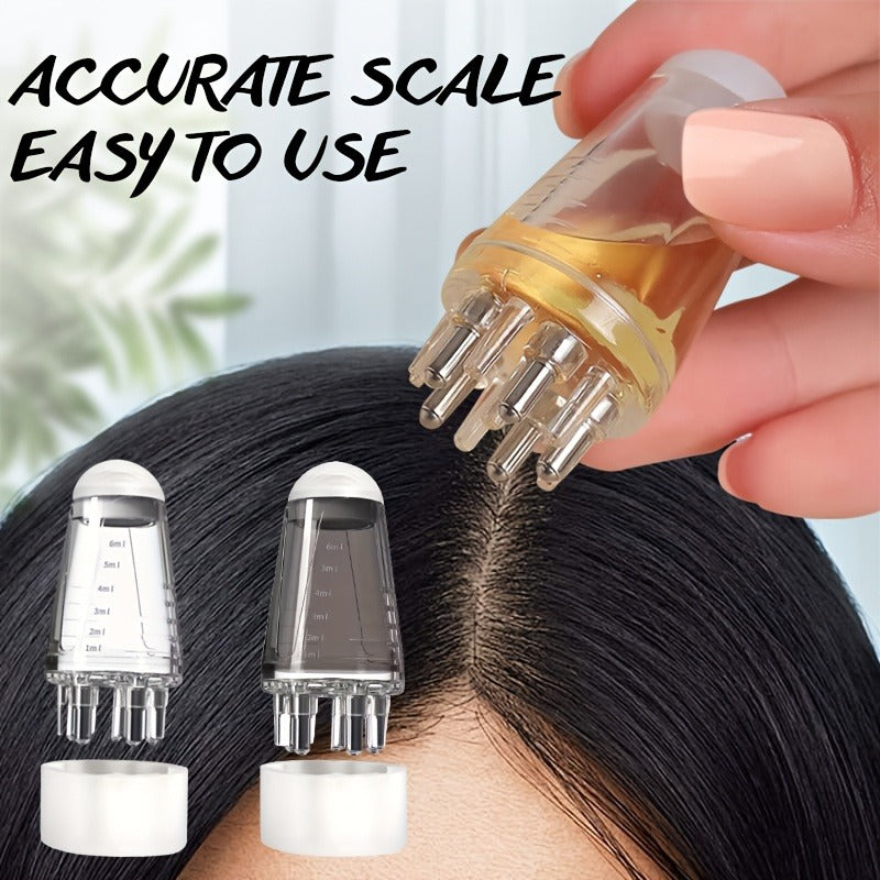 6ml Scalp Applicator Scalp Nutrient Brush Liquid Comb Portable Hair Scalp Treatment Massage Brush Daily Hair Tools Transparent