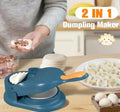 2In1 Dumpling Maker Machine For Kitchen Dumpling Mold Manual Dumplings Skin Press For Kitchen Accessories Modeling Machine Dough Pressing Tool Kitchen Accessories