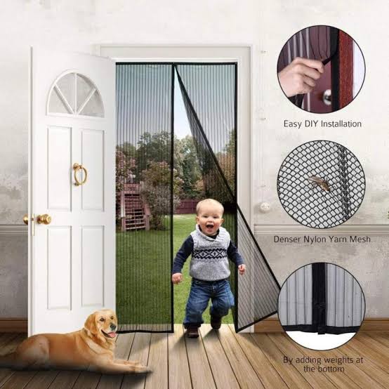Magic Mesh Magnetic Screen Door Size 20*80 inch 2 pieces