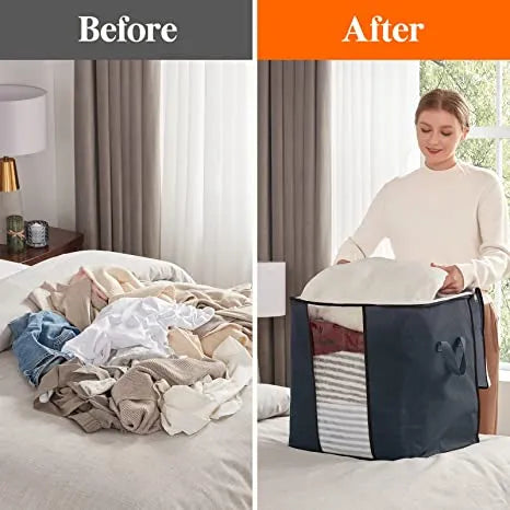 Pack of 2 Portable Bamboo Clothes Blanket